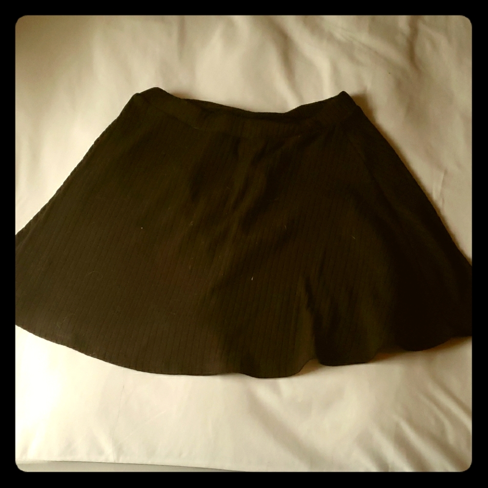 Black cloth short skirt never used great condition